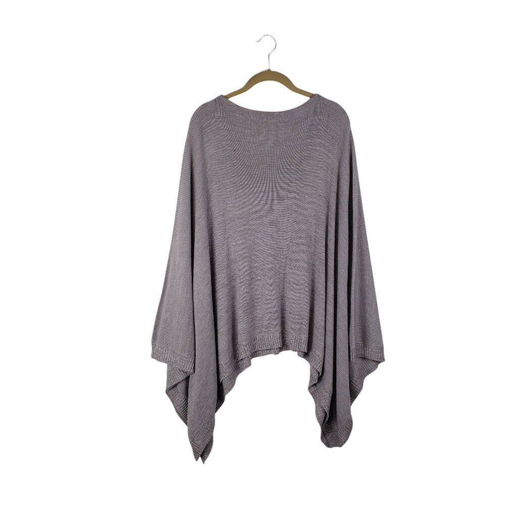 Lululemon Divinity Scarf Knit Poncho Wrap Cashmere Blend Boolux Lunar Rock OS
